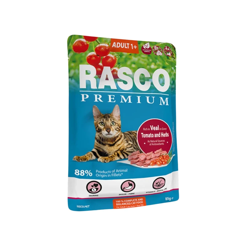 Kapsička Rasco Premium Cat Adult Sterilized Duck in Gravy 85g