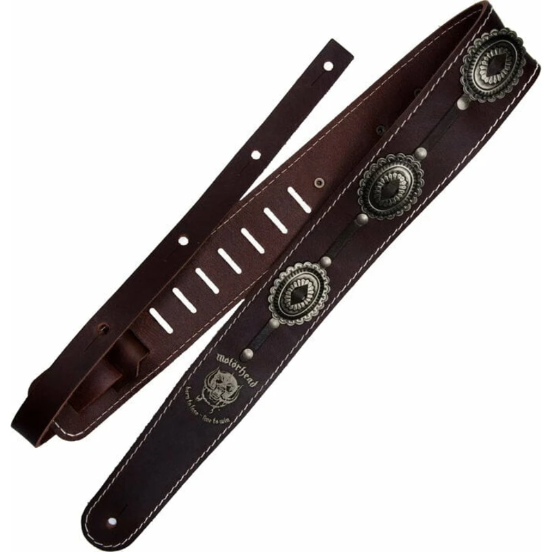 Richter Motörhead Concho Strap Kytarový pás Brown / Old Silver