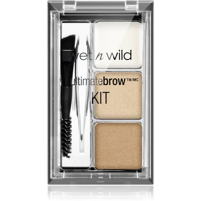 Wet n Wild Ultimate Brow sada pro dokonalé obočí odstín Soft brown 2.5 g