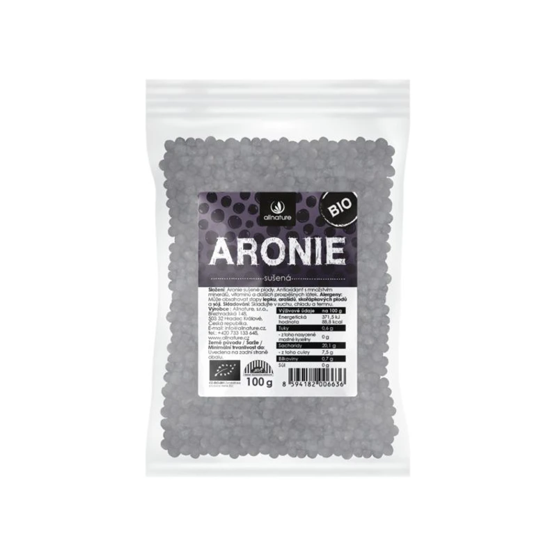 Allnature Aronie černý jeřáb BIO 100 g