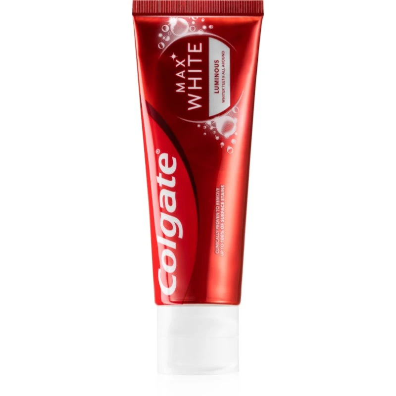 Colgate Max White Luminous zubní pasta pro zářivě bílé zuby 75 ml