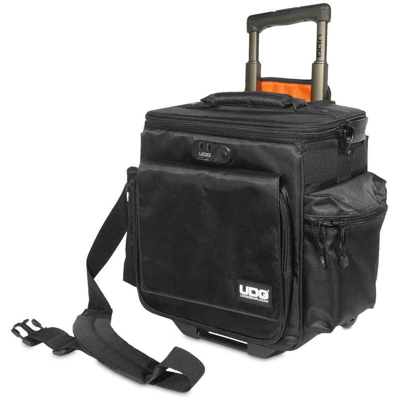 UDG Ultimate SlingBag Trolley DeLuxe MK2 BK/OR DJ Taška na kolečkách