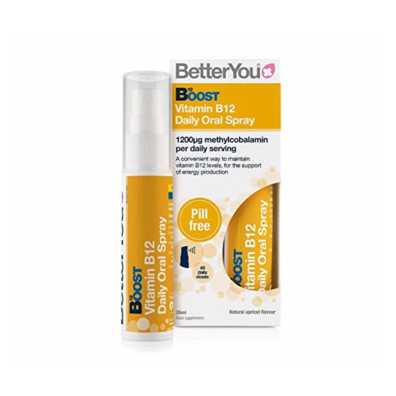 BetterYou Vitamín B12 1200 mcg Orální sprej 25 ml