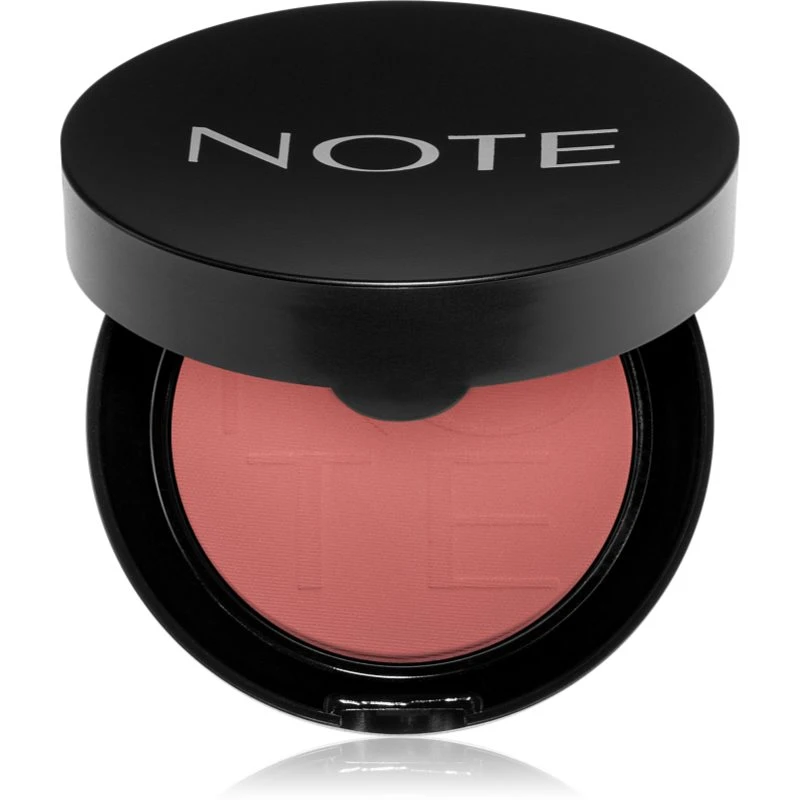 Note Cosmetique Luminous Silk Compact Blusher pudrová tvářenka 06 Sandy Pink 5,5 ml