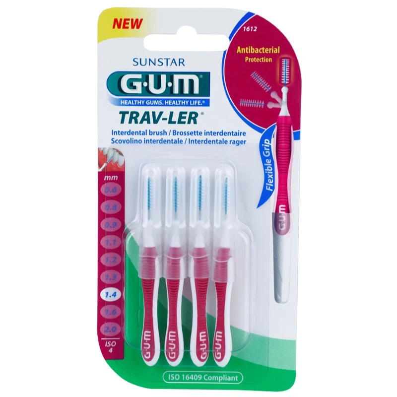 G.U.M Trav-Ler mezizubní kartáčky 4 ks 1,4 mm 4 ks