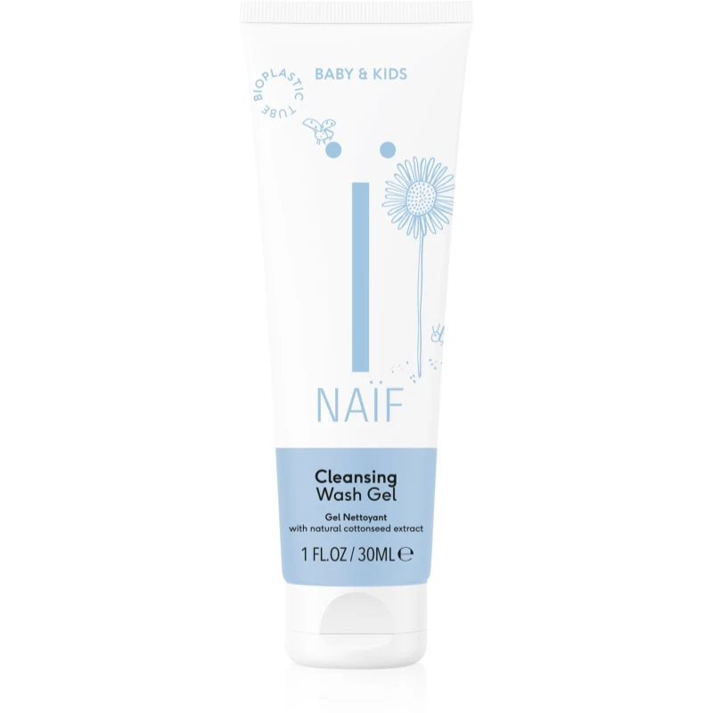 Naif Baby & Kids Cleansing Wash Gel čisticí a mycí gel pro děti a miminka 30 ml