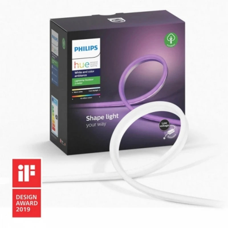 Venkovní LED pásek 2m Philips Hue White and Color Ambiance 2000-6500K RGB 8718699709839