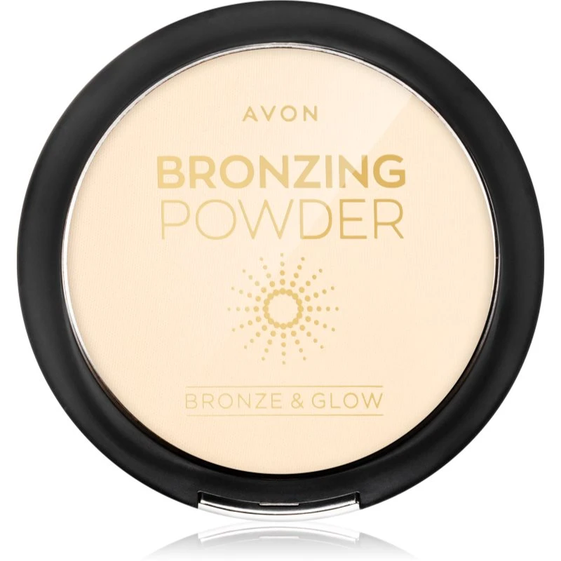 Avon Bronze & Glow bronzující pudr odstín Golden Bronze 13,5 g