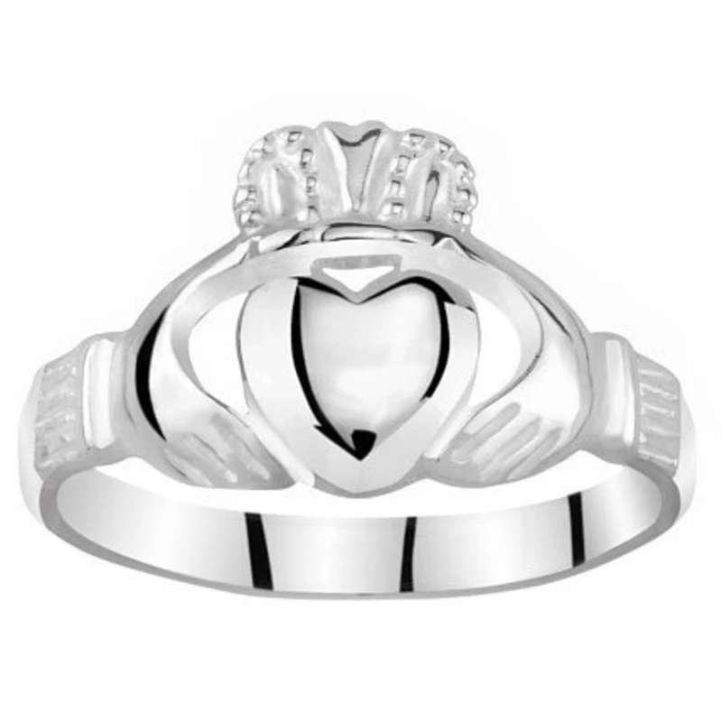 Silvego Dámský celostříbrný prsten Claddagh ZTR96391 54 mm