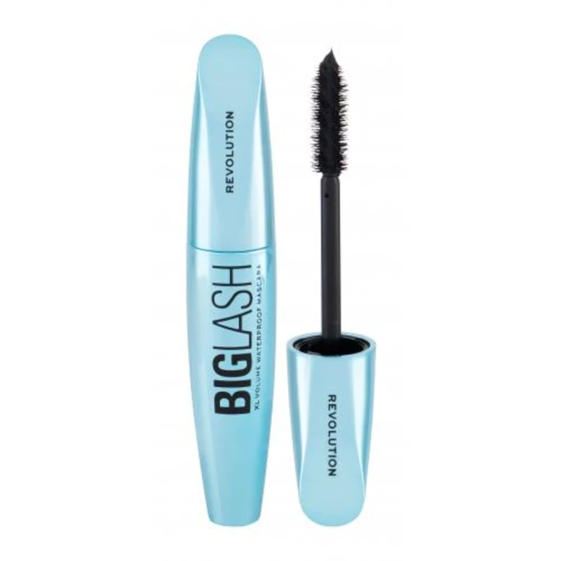 Makeup Revolution Big Lash Volume voděodolná řasenka pro objem odstín Black 8 ml