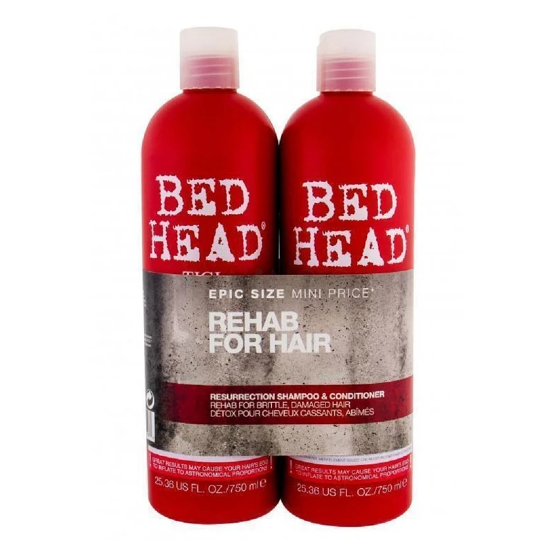 Tigi Bed Head Resurrection Duo Kit dárková kazeta šampon 750 ml + kondicionér 750 ml pro ženy na oslabené vlasy