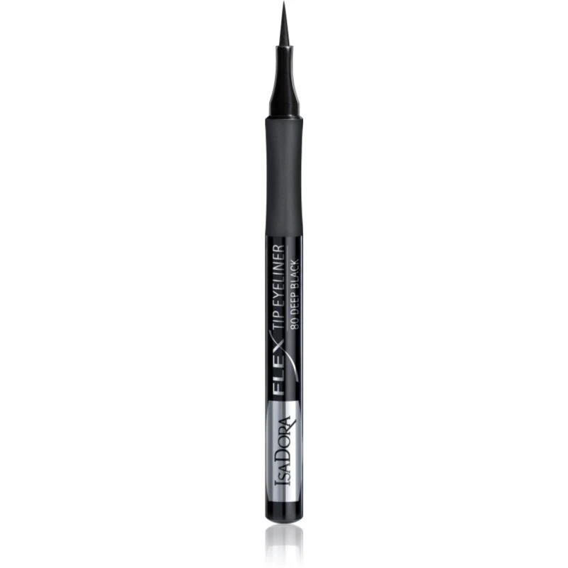 IsaDora Flex dlouhotrvající oční linky ve fixu odstín 80 Deep Black 1 ml