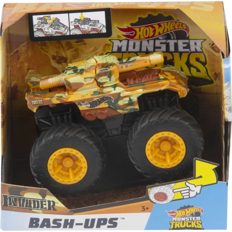 Mattel Hot Wheels monster trucks velká srážka Bone Shaker