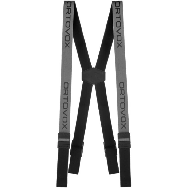 Ortovox Logo Suspenders Grey Blend