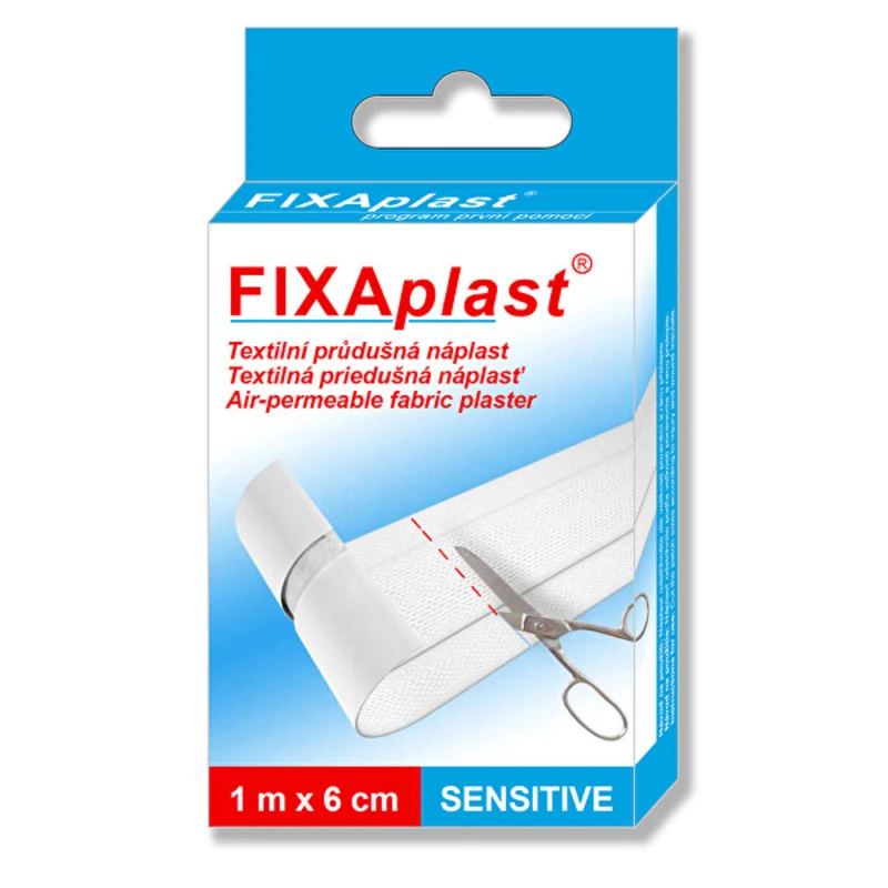 FIXAplast Náplast FIXAPLAST SENSITIVE 1 m x 6 cm