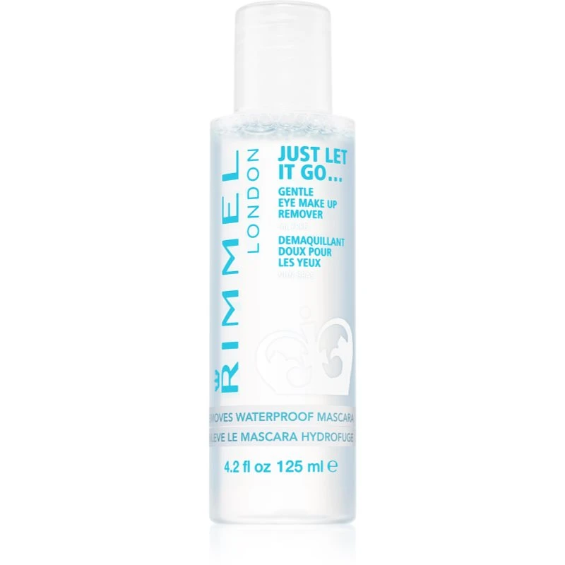 Rimmel Just Let It Go... Gentle Eye Make Up Remover jemný odličovač očí pro ženy 125 ml