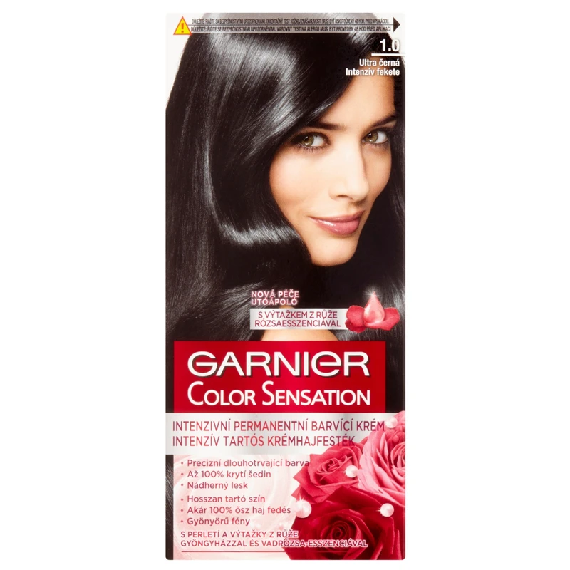 Permanentní barva Garnier Color Sensation 1.0 ultra černá