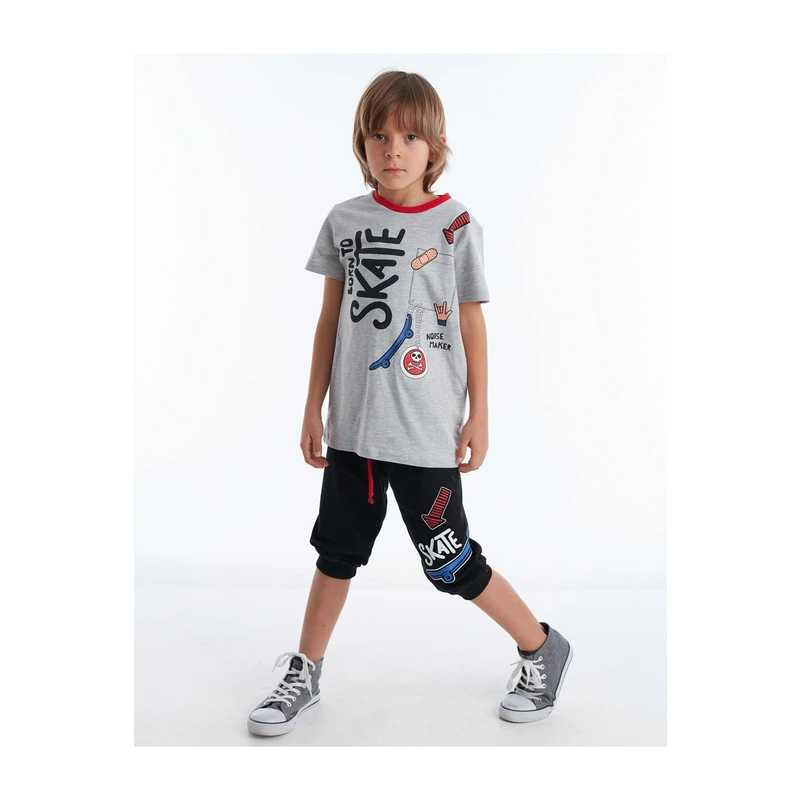 Mushi Born to Skate Boys Capri Set