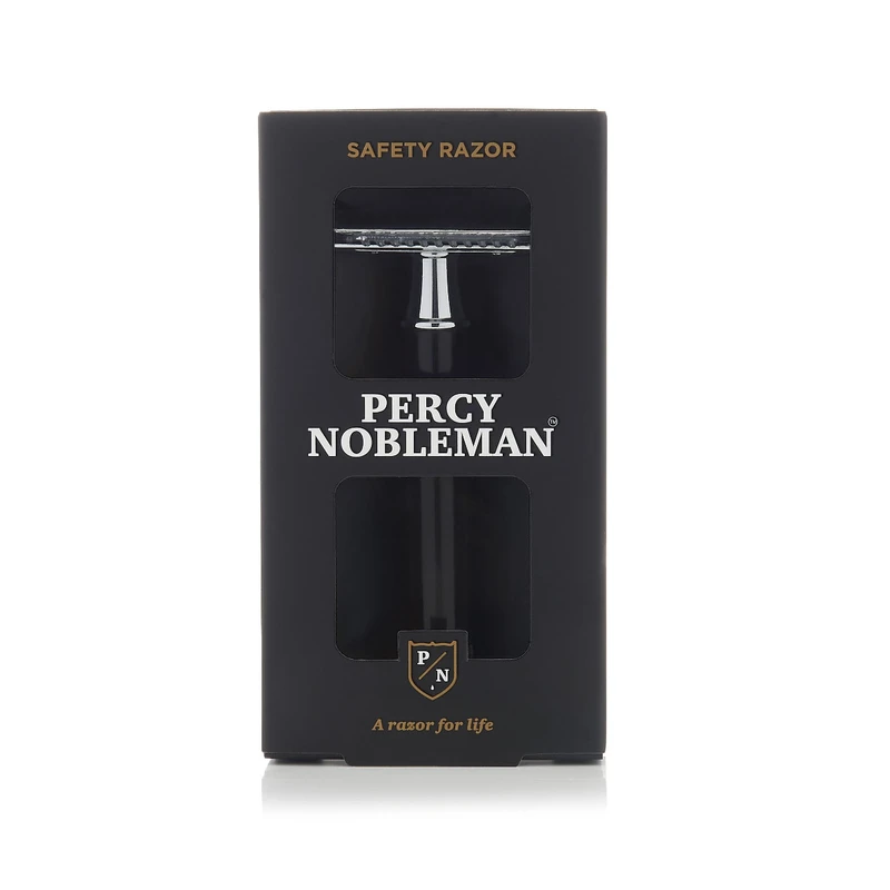 Percy Nobleman Safety Razor tradiční holicí strojek + žiletky 5 ks