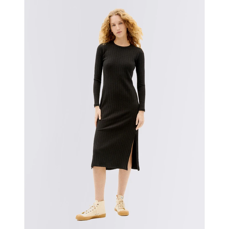 Thinking MU Black Trash Gina Dress BLACK M