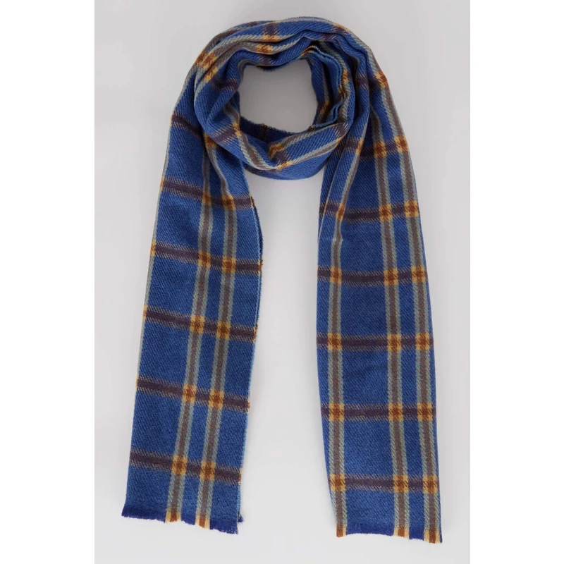 DEFACTO Men's Checkered Scarf