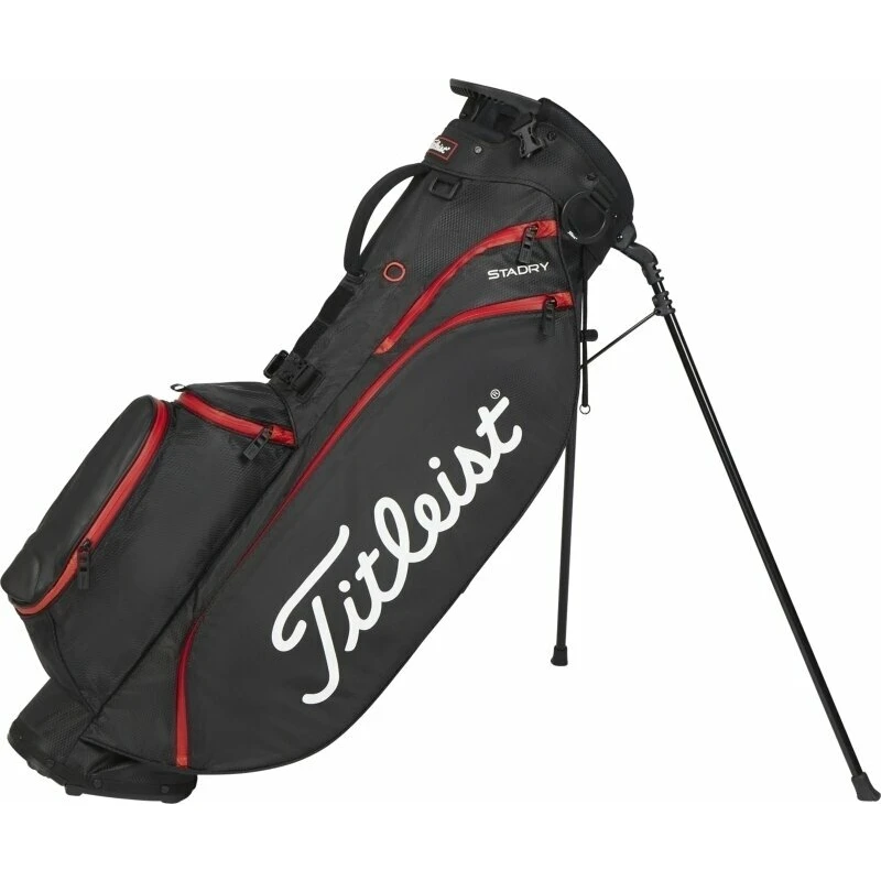 Titleist Players 4 StaDry Black/Black/Red Stand Bag