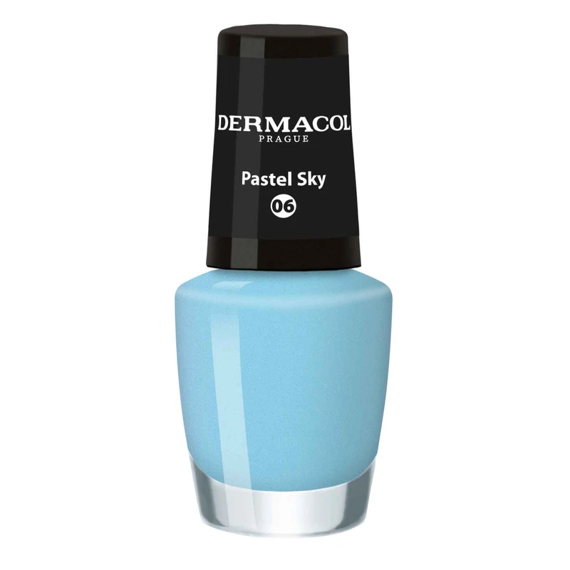 Dermacol Mini lak na nehty odstín 06 Pastel Sky 5 ml