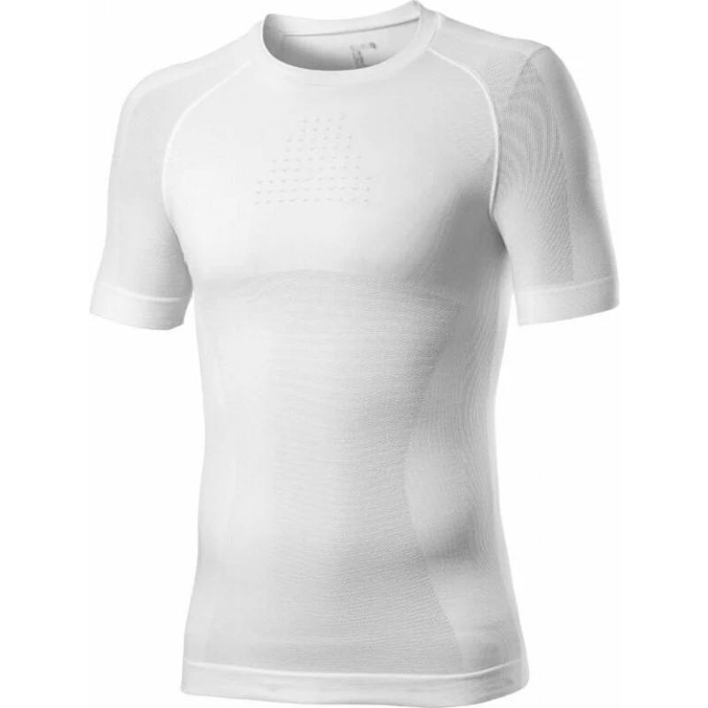 Castelli Core Seamless Base Layer Short Sleeve Bílá S/M