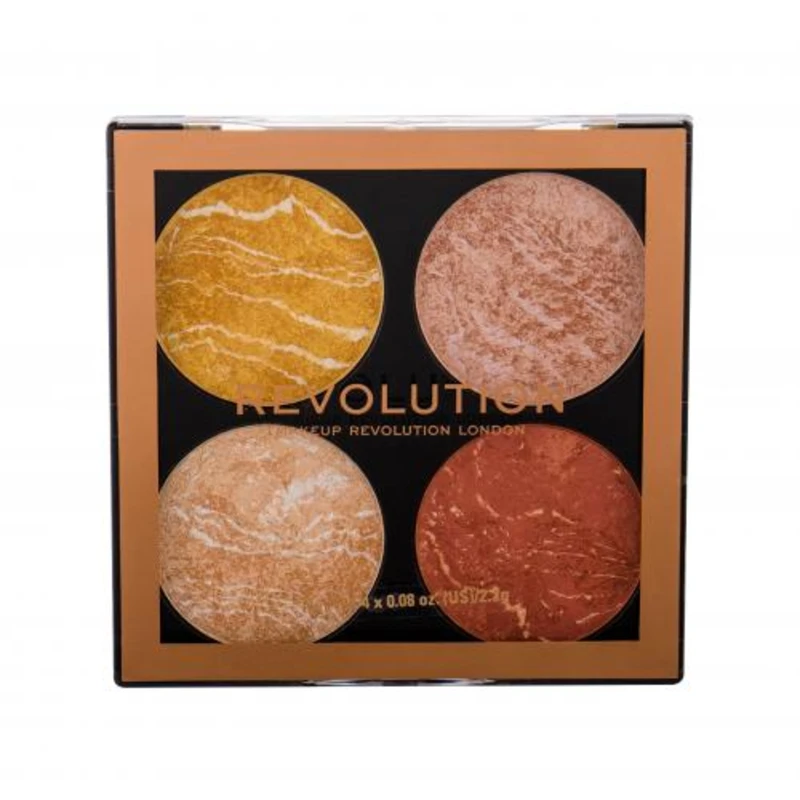 Makeup Revolution Cheek Kit paletka na tvář odstín Make It Count 4 x 2.2 g