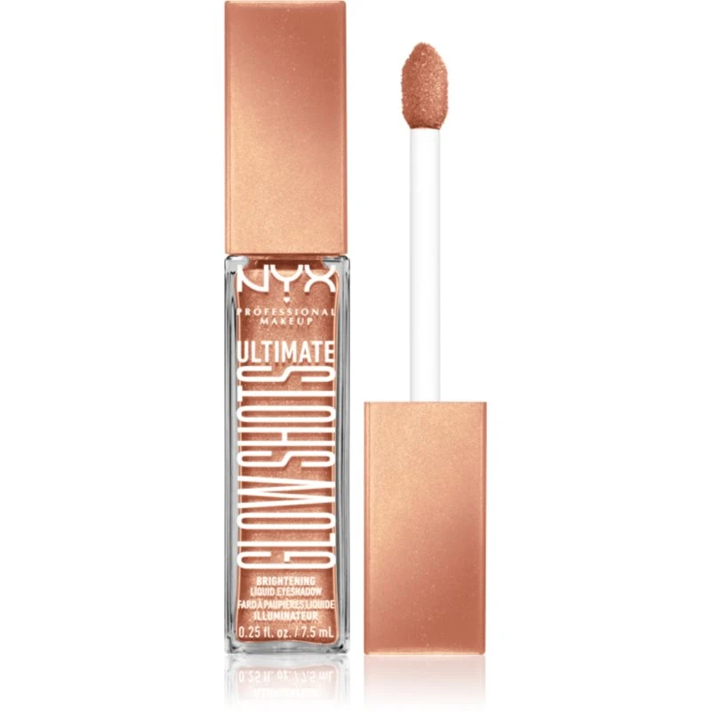 NYX Professional Makeup Ultimate Glow Shots třpytivé tekuté oční stíny odstín 08 Twisted Tangerine 7,5 ml