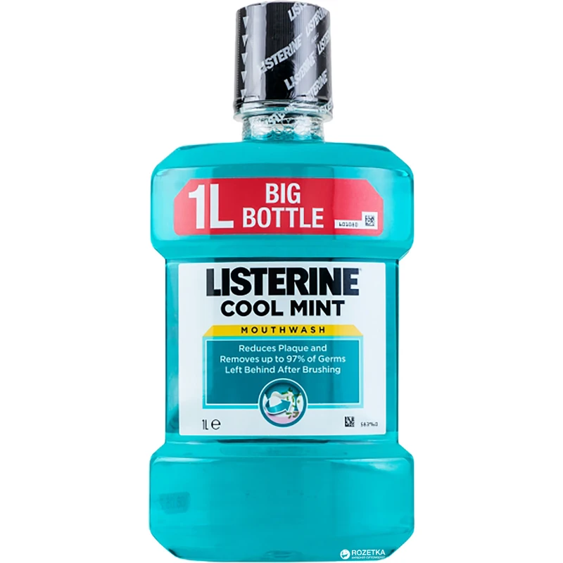 Listerine Cool Mint ústní voda pro svěží dech 1000 ml