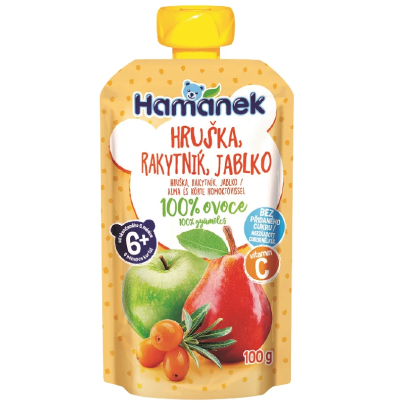 HAMÁNEK Hruška, rakytník, jablko 100 g