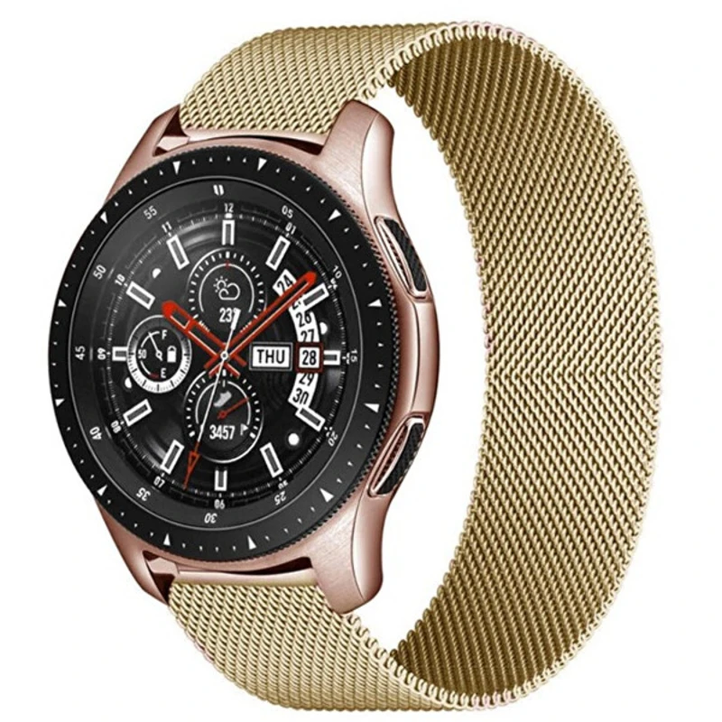 4wrist Milánský tah pro Samsung Galaxy Watch - Gold 20 mm