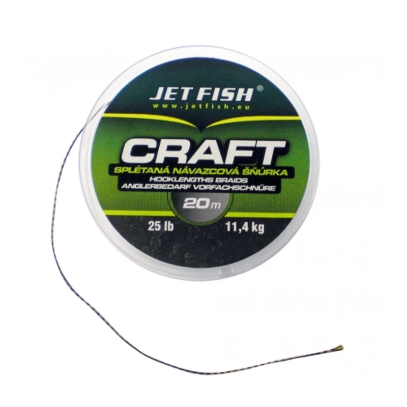 Jet fish splétaná šňůrka craft