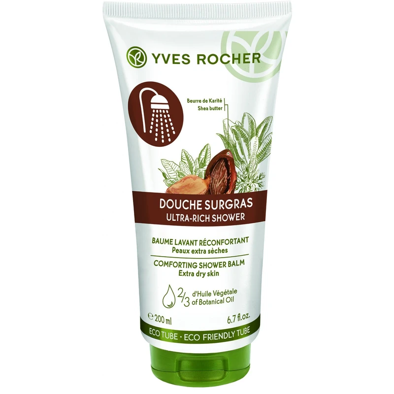 Yves Rocher Douche Surgras sprchový krém pro velmi suchou pokožku 200 ml