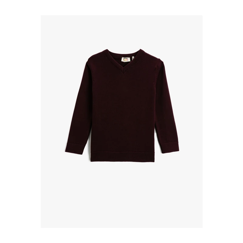 Koton Sweater Cotton Basic V-Neck