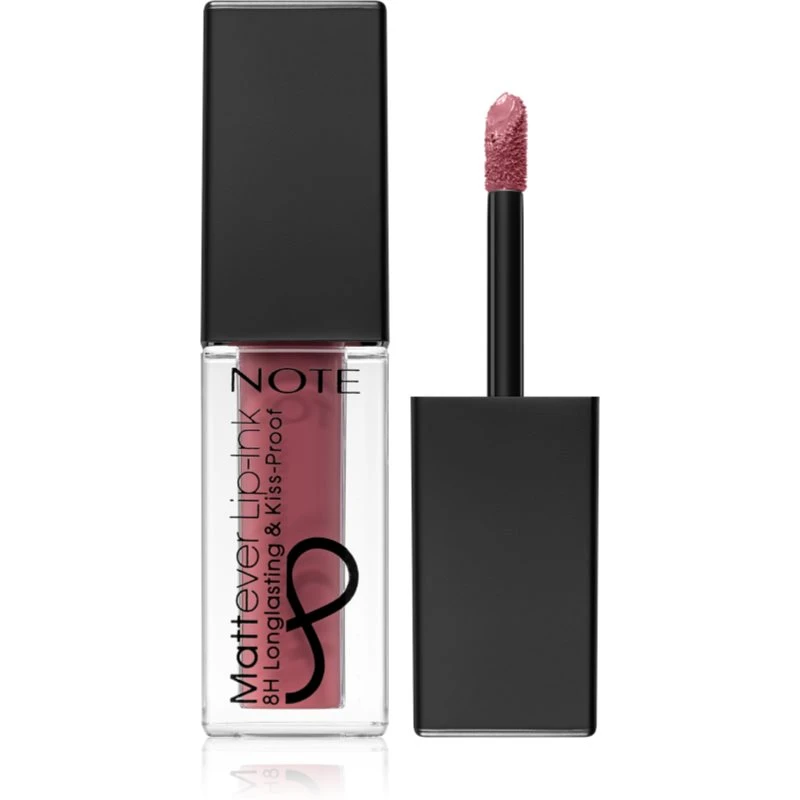 Note Cosmetique Mattever Lip-ink tekutá rtěnka s matným finišem 07 Mouve On 4,5 ml