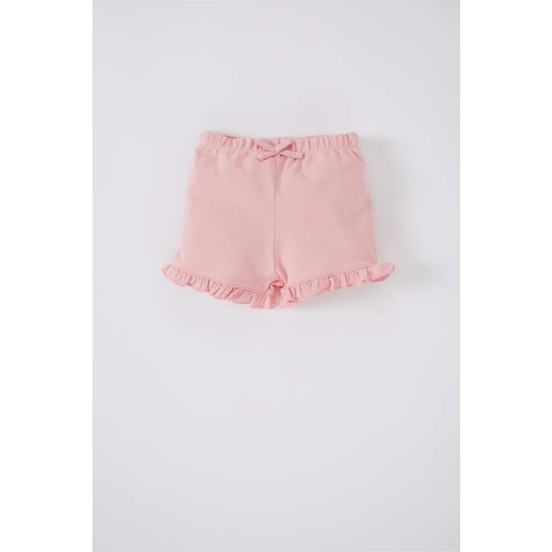 DEFACTO Baby Girl Regular Fit Pique Shorts