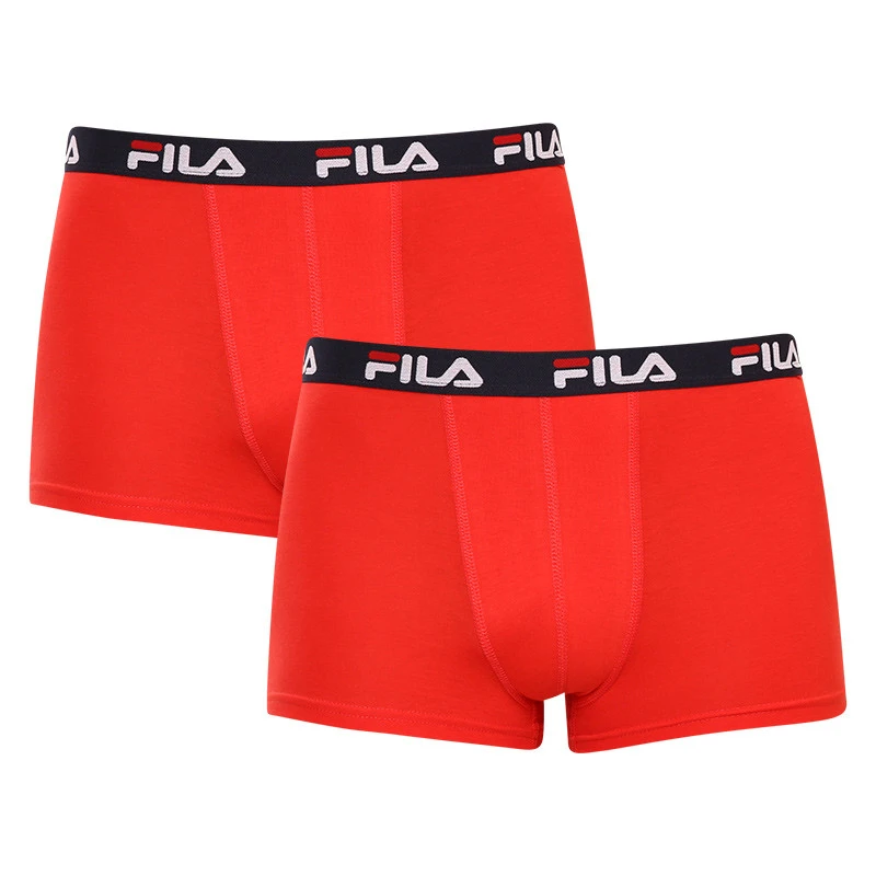 2PACK pánské boxerky Fila červené