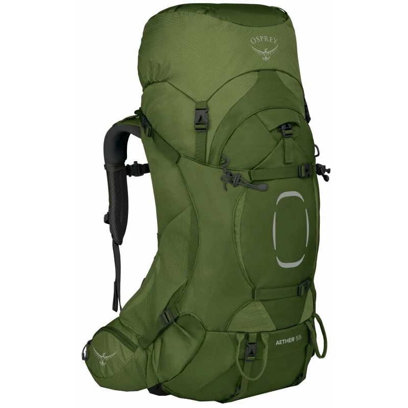 Osprey Aether II 55 Garlic Mustard Green L/XL Outdoorový batoh