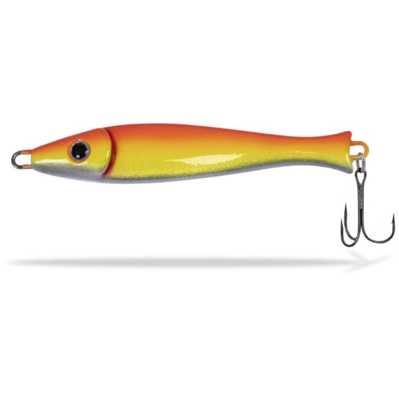 Rhino pilker big head uv red orange silver - 150 g