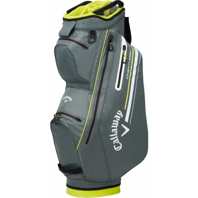 Callaway Chev Dry 14 Charcoal/Flower Yellow Cart Bag