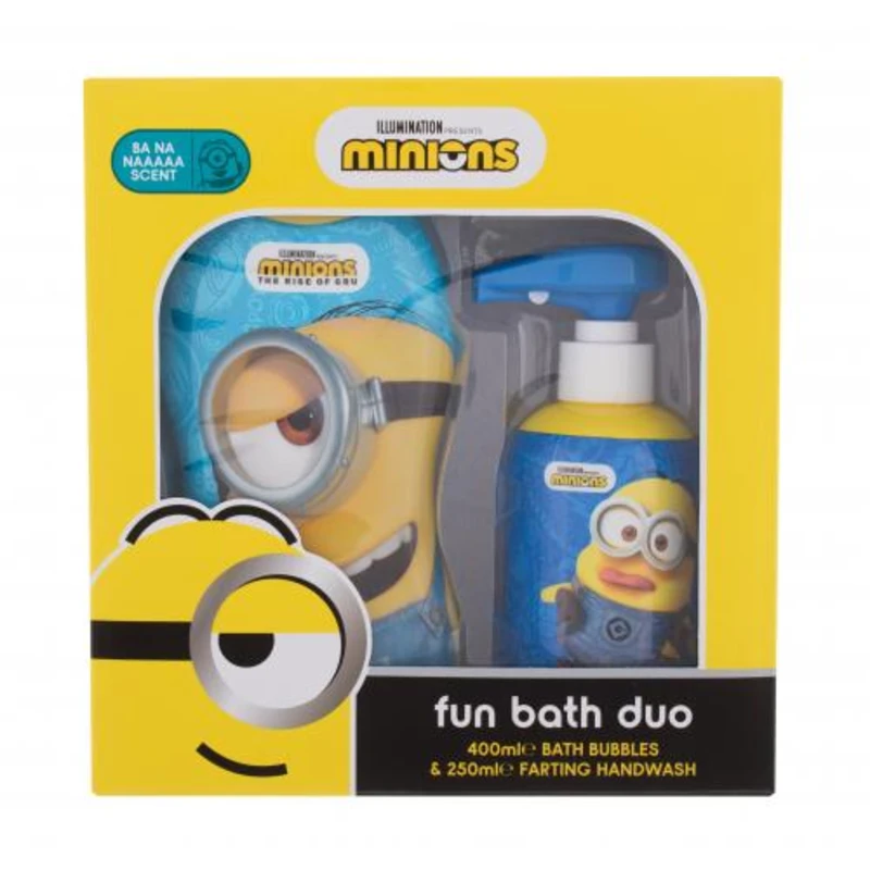 Minions Bubble Bath Fun Bath Duo dárková kazeta dárková sada