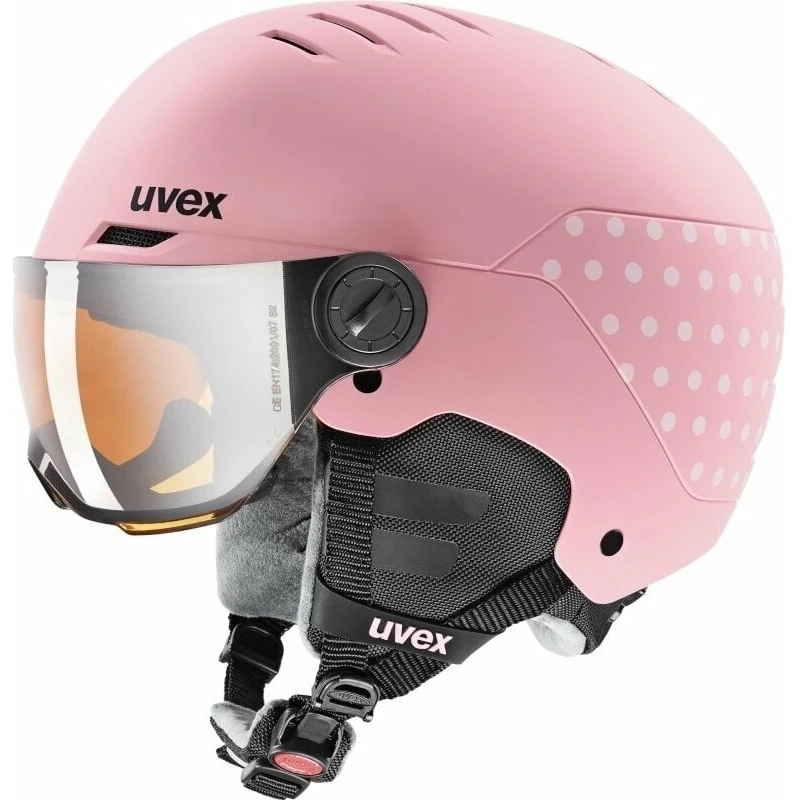 UVEX Rocket Junior Visor Pink Confetti 54-58 cm 2021/2022