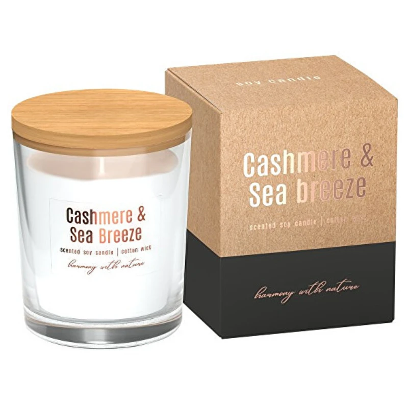 Sojová NATUR svíčka 130 g cashmere, sea breeze