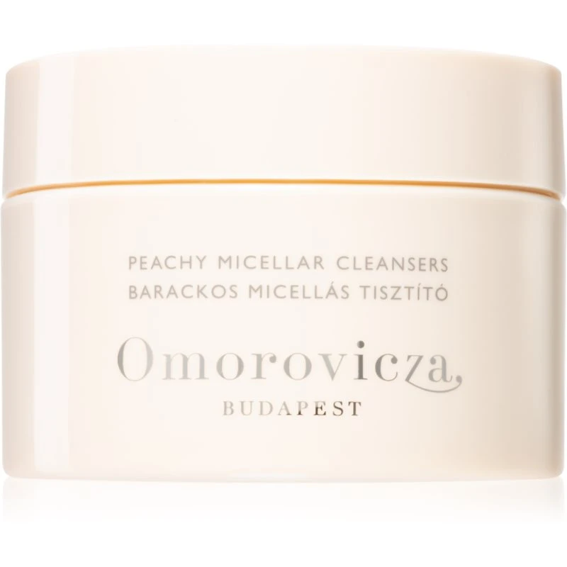 Omorovicza Hydro-Mineral Peachy Micellar Cleanser Discs odličovací tampony na obličej a oči s vůní 60 ks