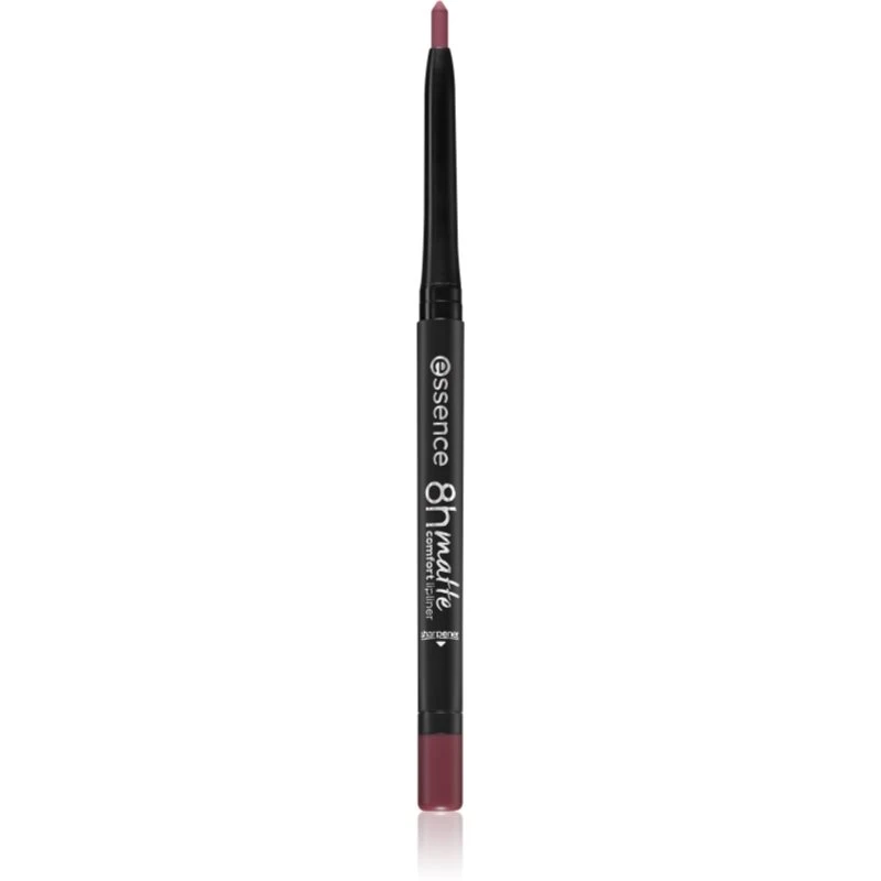 Essence 8h Matte Comfort matná tužka na rty s ořezávátkem odstín 06 Cool Mauve 0,3 g