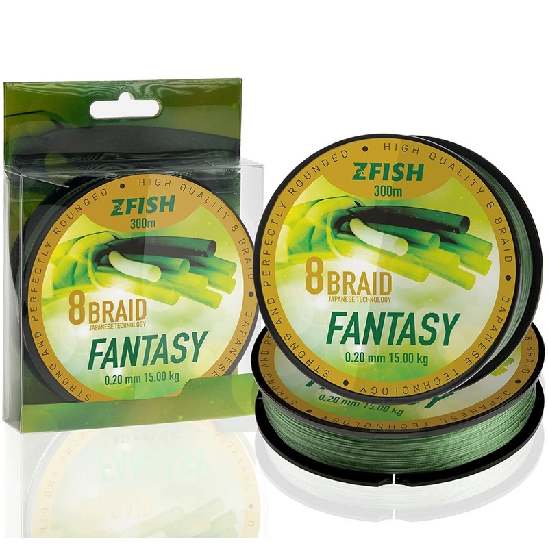 Zfish splénaná šňůra fantasy 8 braid 300 m - 0,35 mm 31,9 kg