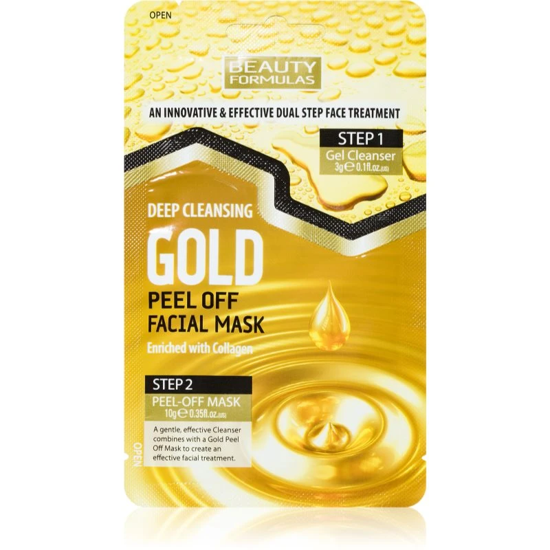 Beauty Formulas Gold peeling a maska 2 v 1 1 ks