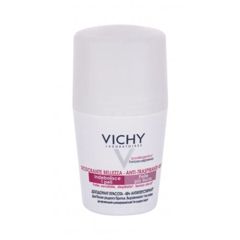 Vichy Deodorant 48h Beauty 50 ml antiperspirant pro ženy bez alkoholu; roll-on